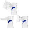 Handheld Ultrasonic Mesh Atomizer Nebulizer Breathing Inhale Mist Compressor Steamer w/ Adult Kid Mask Mouthpiece