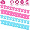40Pcs Silicone Hair Curler Hair Roller No Heat Clip Hair Styling Tool 20x1.97in Large 20x1.57in Small Curler